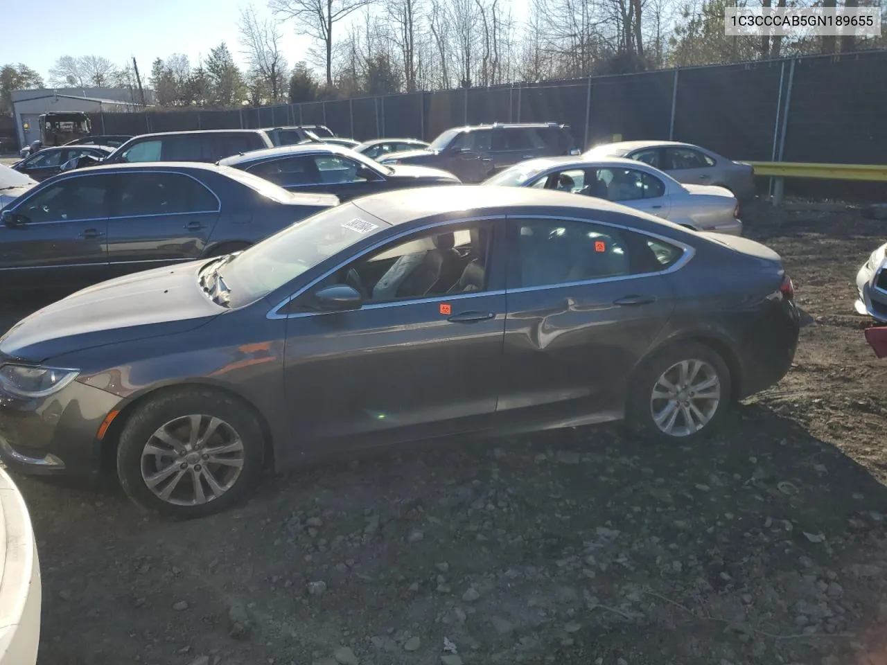 1C3CCCAB5GN189655 2016 Chrysler 200 Limited