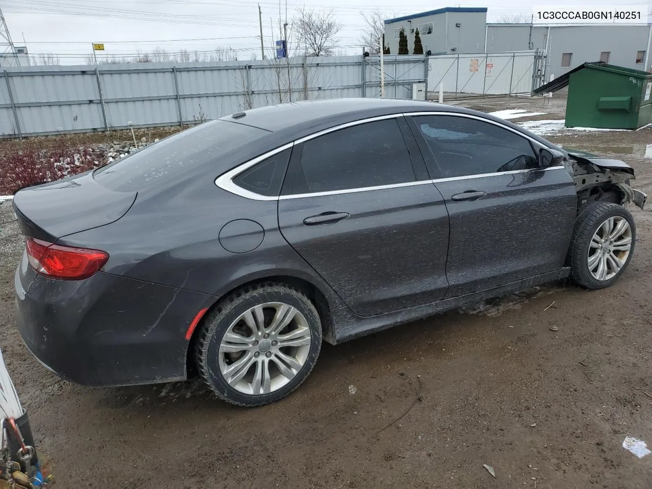 2016 Chrysler 200 Limited VIN: 1C3CCCAB0GN140251 Lot: 47314554