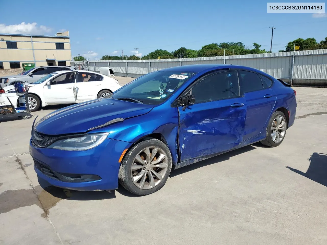 2016 Chrysler 200 S VIN: 1C3CCCBG2GN114180 Lot: 52758164