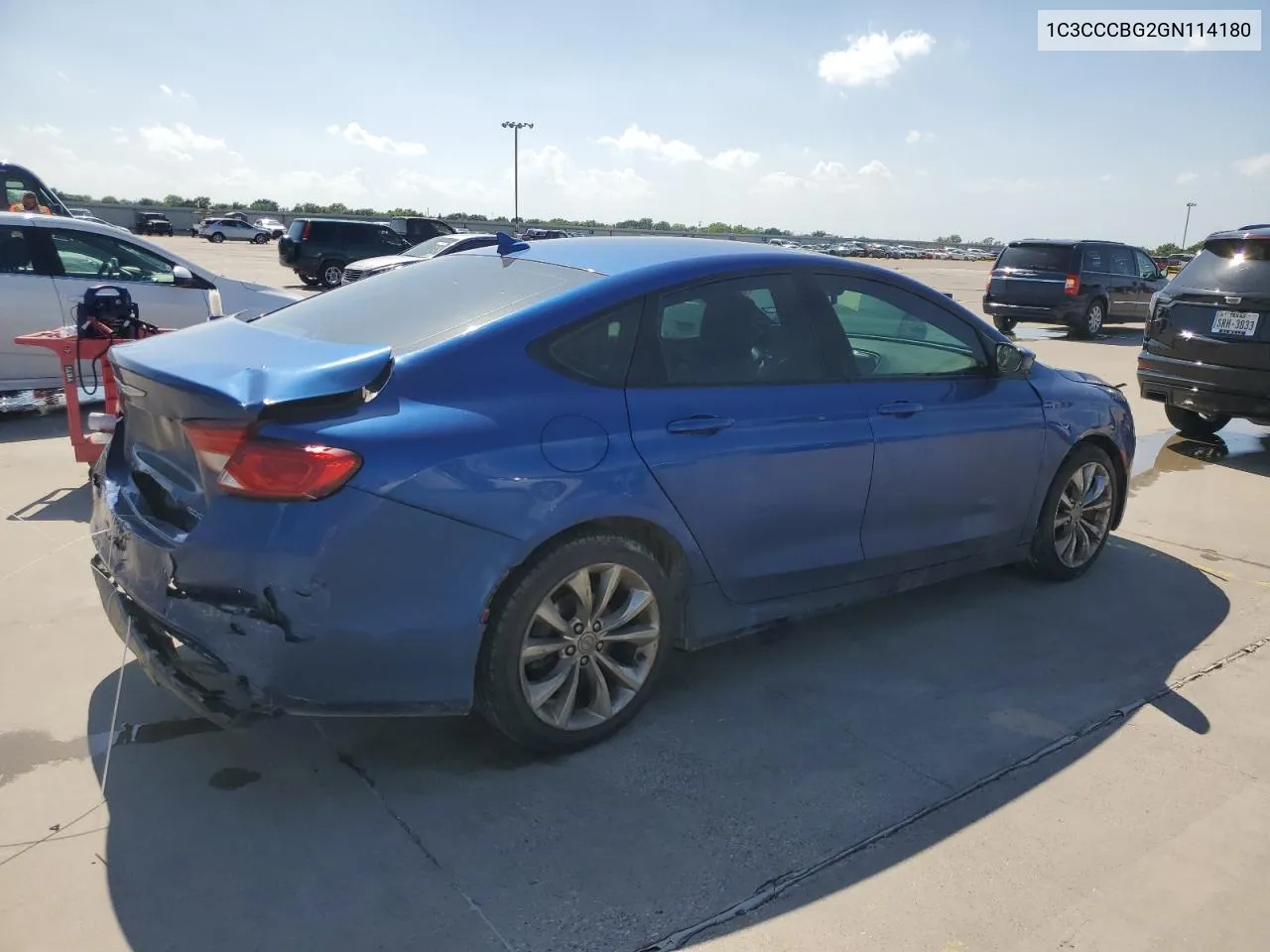 2016 Chrysler 200 S VIN: 1C3CCCBG2GN114180 Lot: 52758164