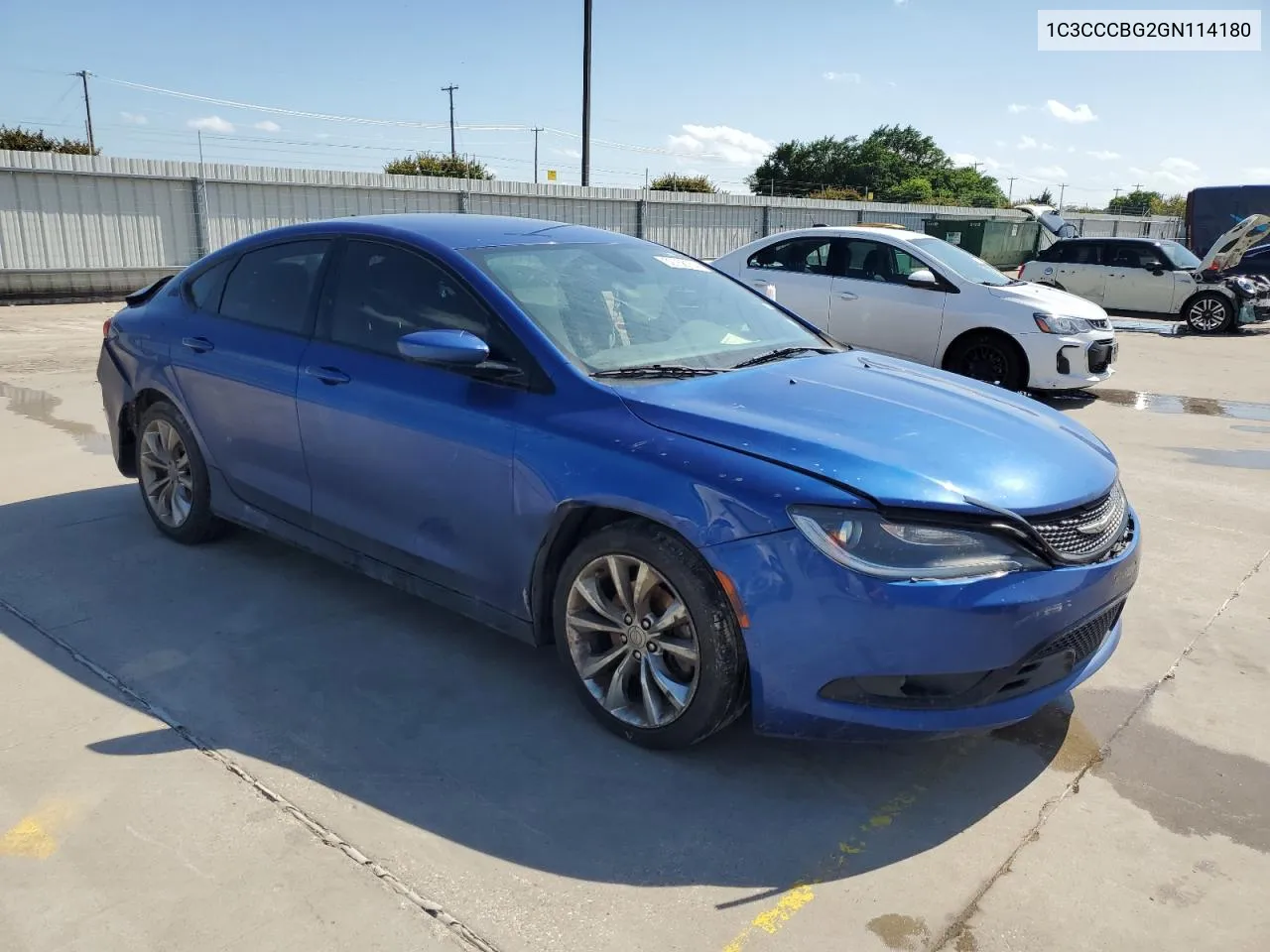 2016 Chrysler 200 S VIN: 1C3CCCBG2GN114180 Lot: 52758164