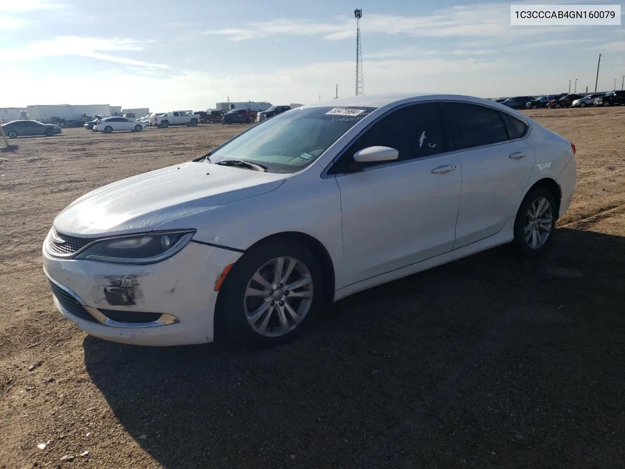 2016 Chrysler 200 Limited VIN: 1C3CCCAB4GN160079 Lot: 55471994