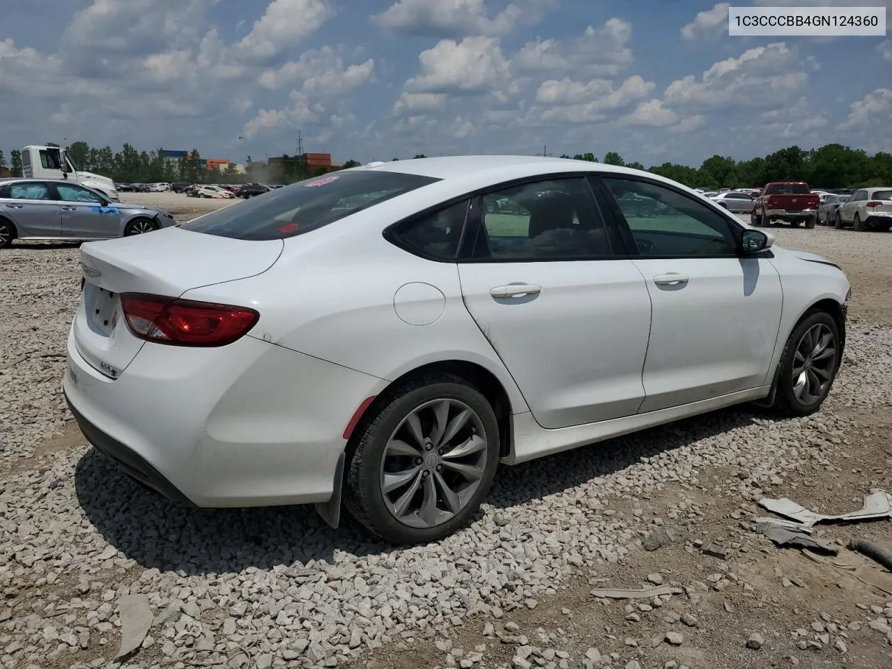 1C3CCCBB4GN124360 2016 Chrysler 200 S