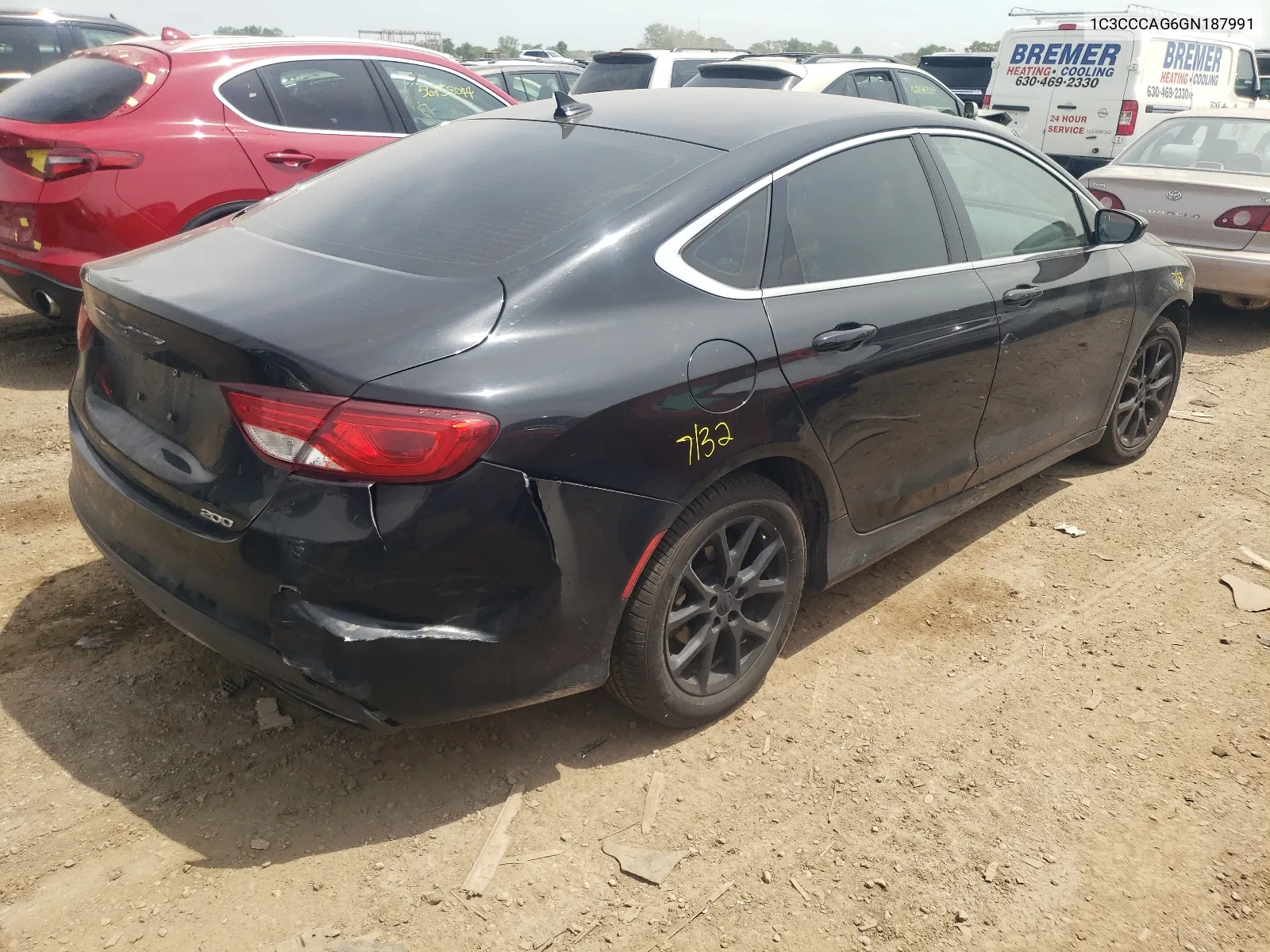 1C3CCCAG6GN187991 2016 Chrysler 200 Limited