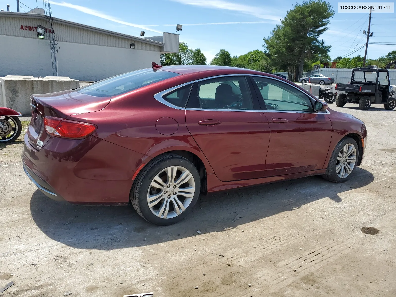 2016 Chrysler 200 Limited VIN: 1C3CCCAB2GN141711 Lot: 56850414