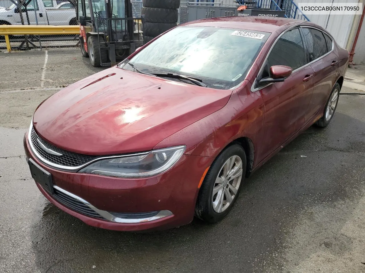 2016 Chrysler 200 Limited VIN: 1C3CCCAB0GN170950 Lot: 62645983