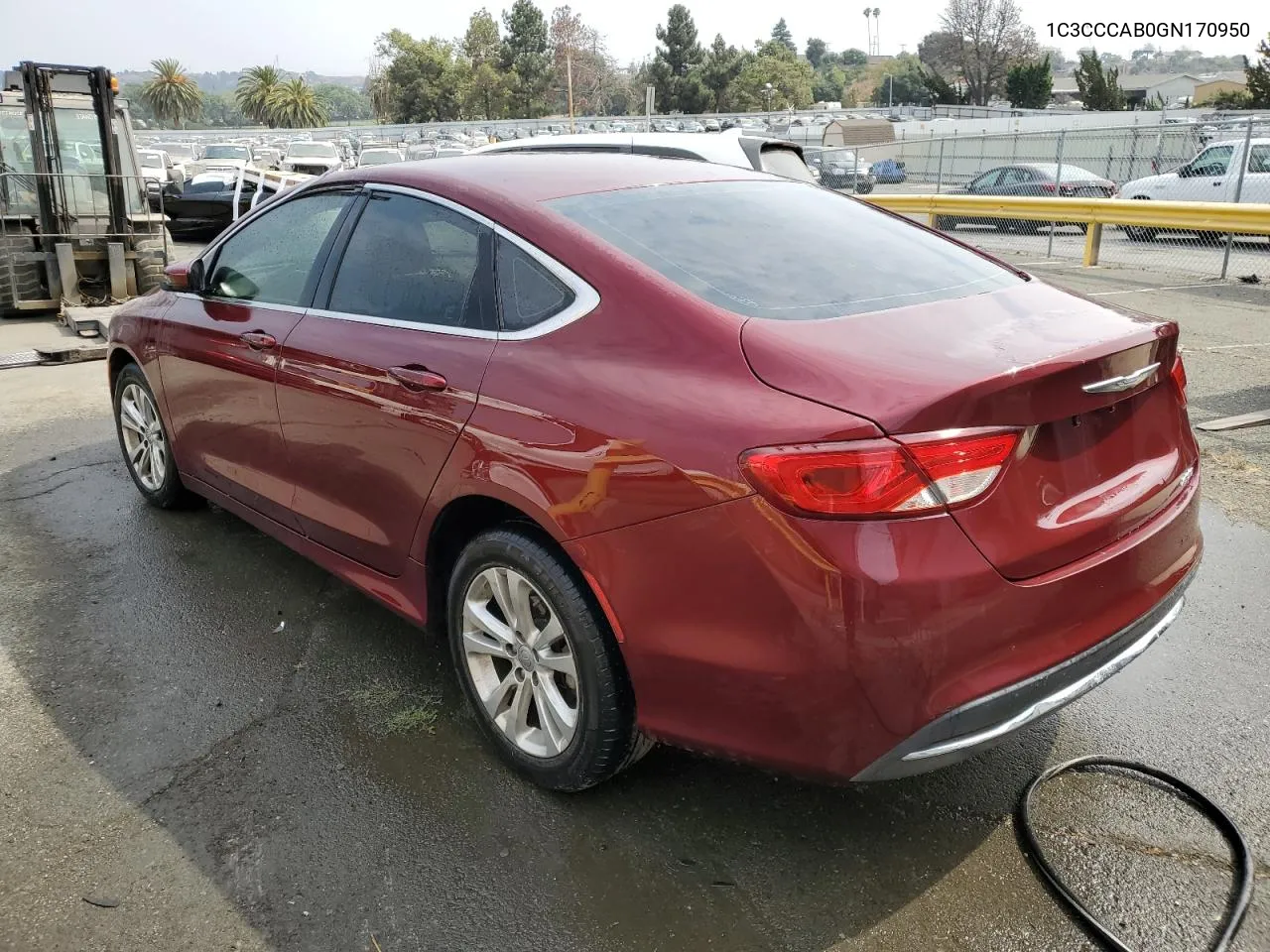 2016 Chrysler 200 Limited VIN: 1C3CCCAB0GN170950 Lot: 62645983