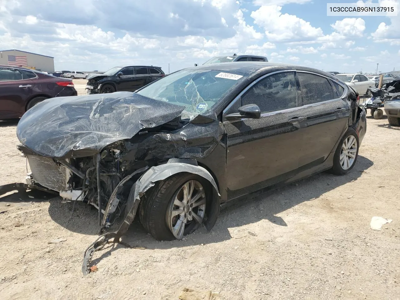 1C3CCCAB9GN137915 2016 Chrysler 200 Limited