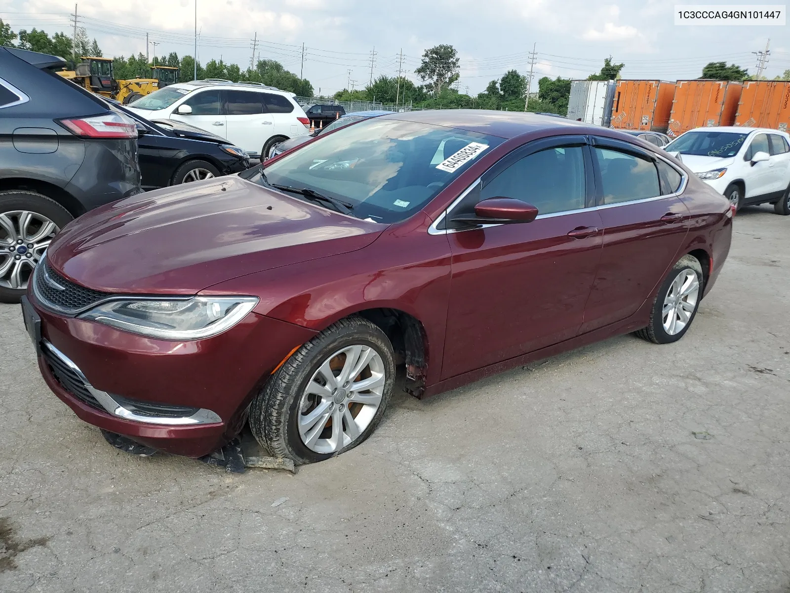 2016 Chrysler 200 Limited VIN: 1C3CCCAG4GN101447 Lot: 64400834