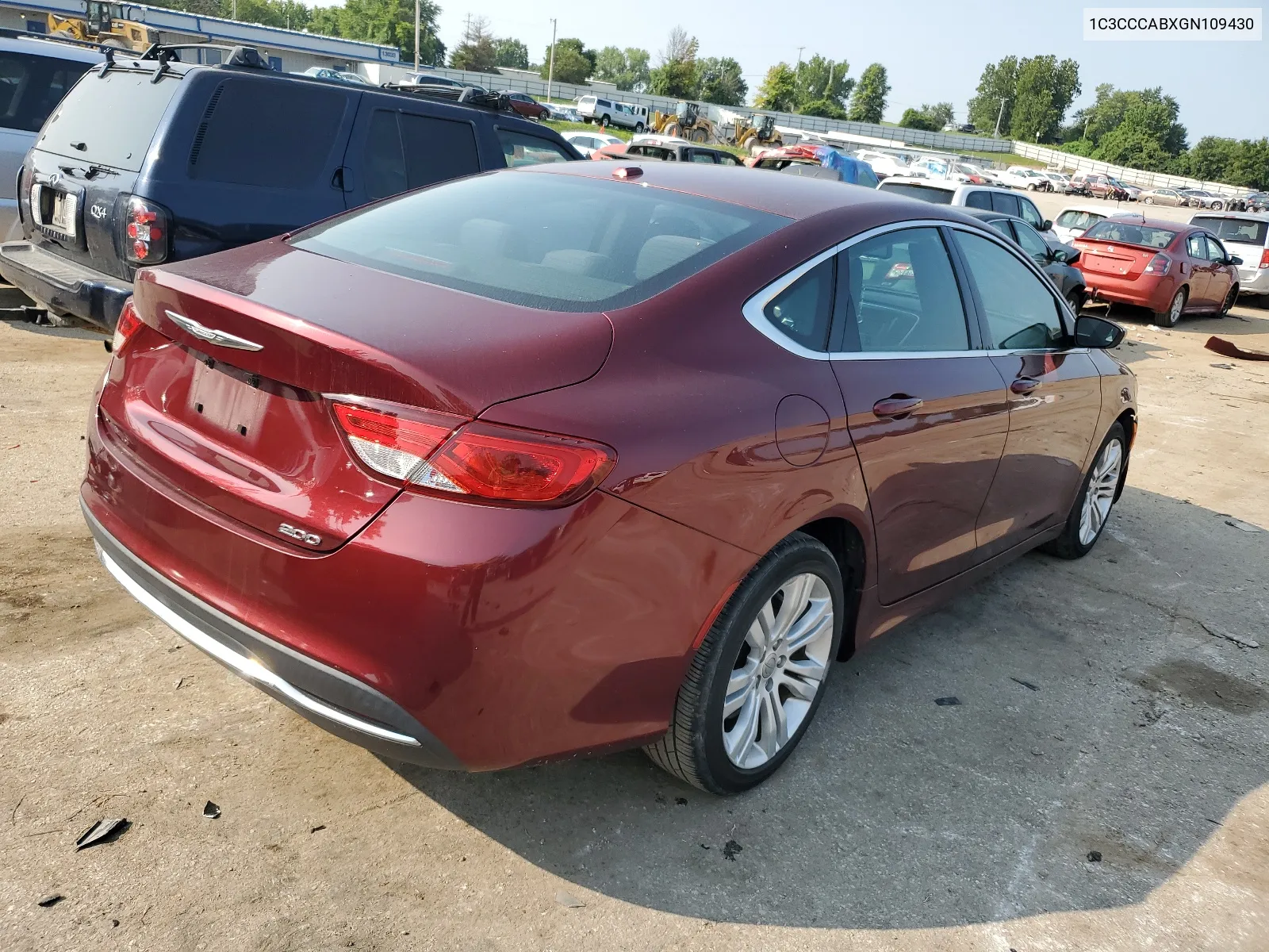 2016 Chrysler 200 Limited VIN: 1C3CCCABXGN109430 Lot: 64705544