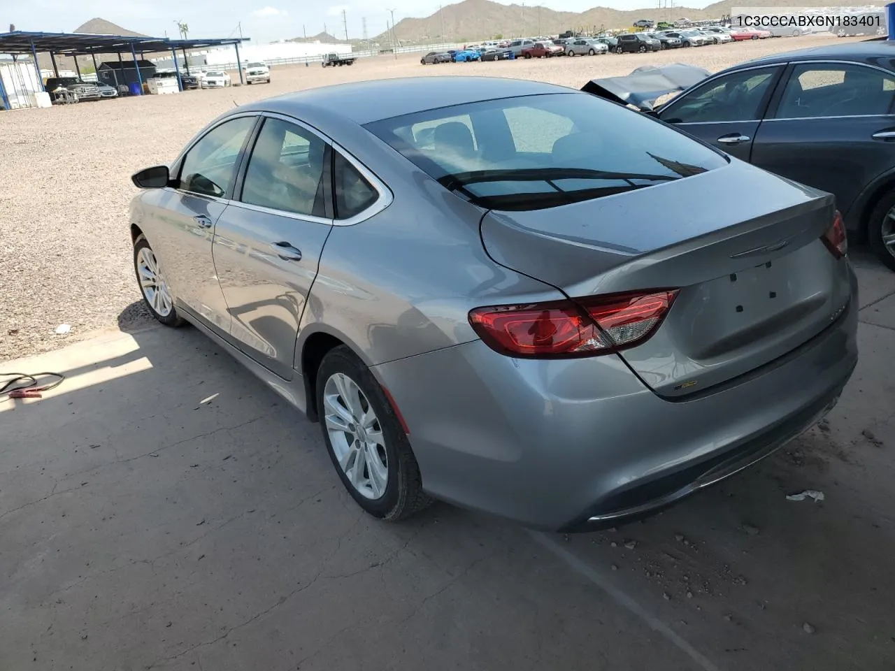 1C3CCCABXGN183401 2016 Chrysler 200 Limited