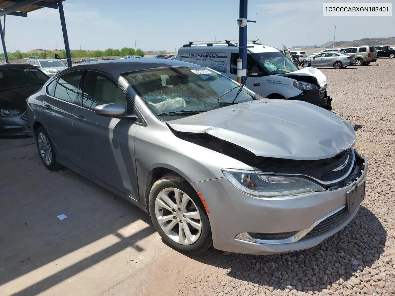 1C3CCCABXGN183401 2016 Chrysler 200 Limited