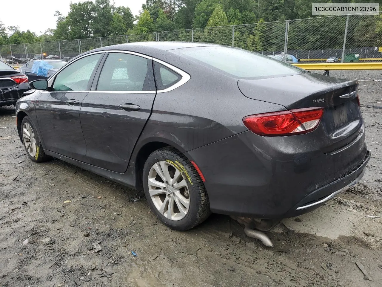 2016 Chrysler 200 Limited VIN: 1C3CCCAB1GN123796 Lot: 66237164