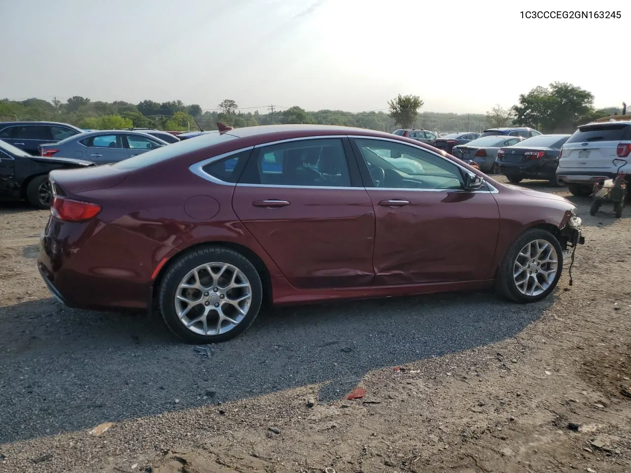 2016 Chrysler 200 C VIN: 1C3CCCEG2GN163245 Lot: 66265194