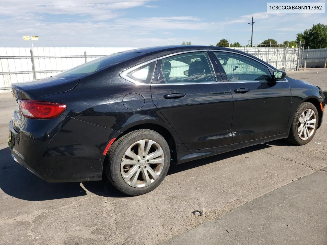 2016 Chrysler 200 Limited VIN: 1C3CCCAB4GN117362 Lot: 66441194