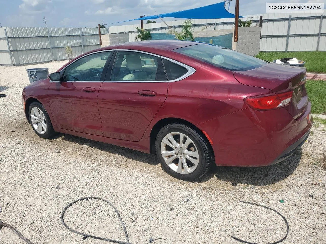 1C3CCCFB5GN182794 2016 Chrysler 200 Lx