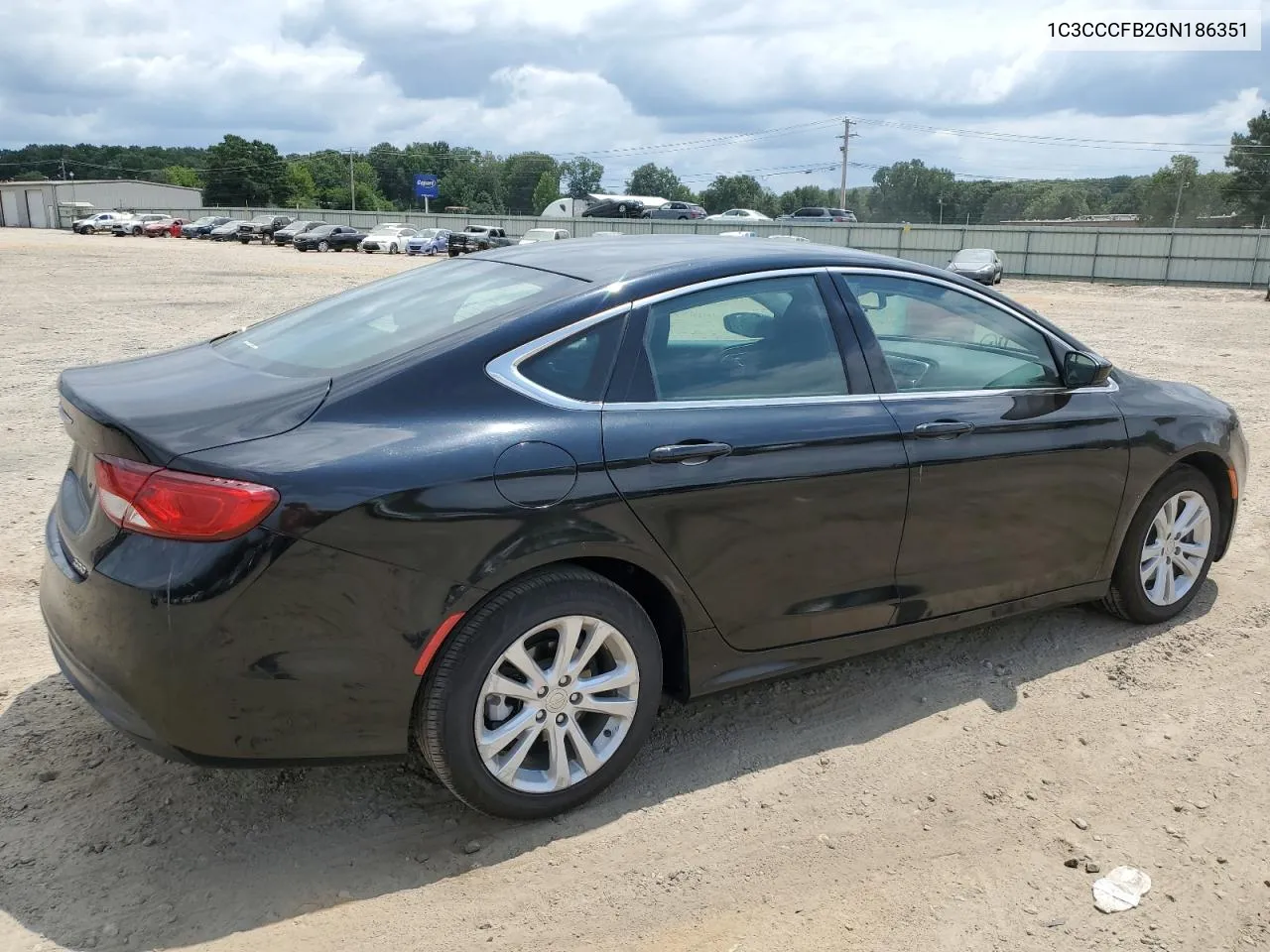 2016 Chrysler 200 Lx VIN: 1C3CCCFB2GN186351 Lot: 66786554