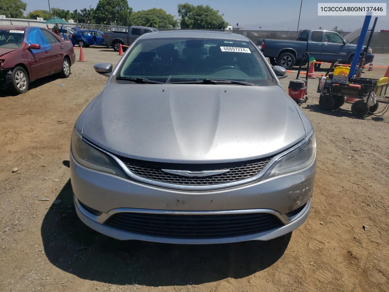 2016 Chrysler 200 Limited VIN: 1C3CCCAB0GN137446 Lot: 66897224