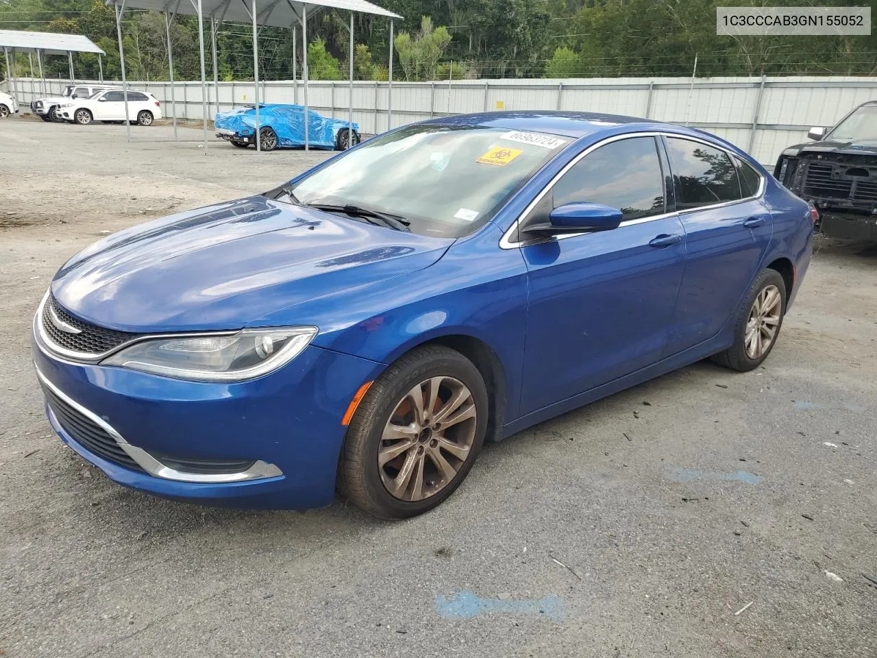 2016 Chrysler 200 Limited VIN: 1C3CCCAB3GN155052 Lot: 66963724