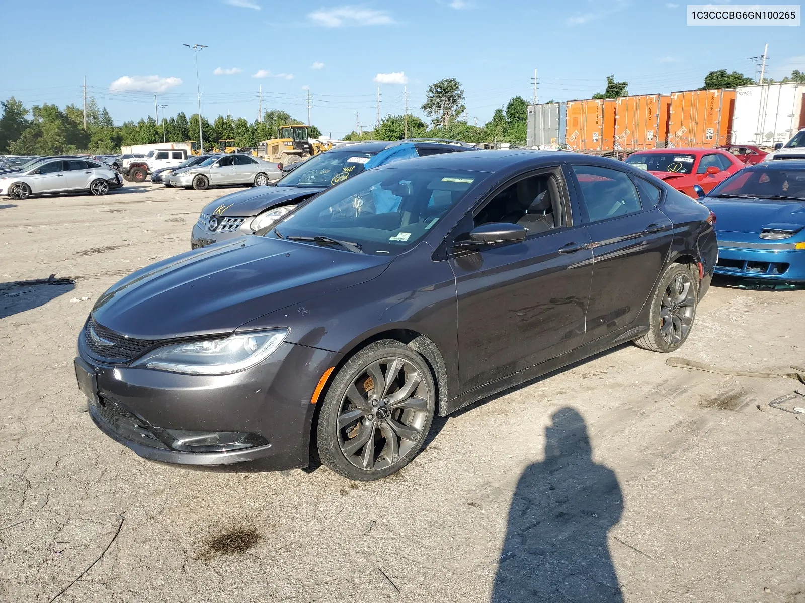 2016 Chrysler 200 S VIN: 1C3CCCBG6GN100265 Lot: 67115054