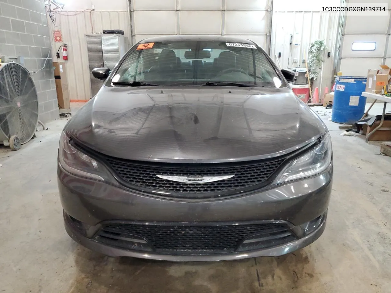 2016 Chrysler 200 S VIN: 1C3CCCDGXGN139714 Lot: 67243953