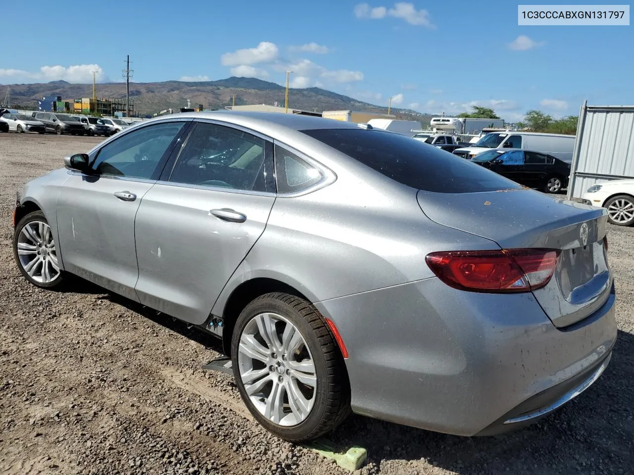 2016 Chrysler 200 Limited VIN: 1C3CCCABXGN131797 Lot: 67391804