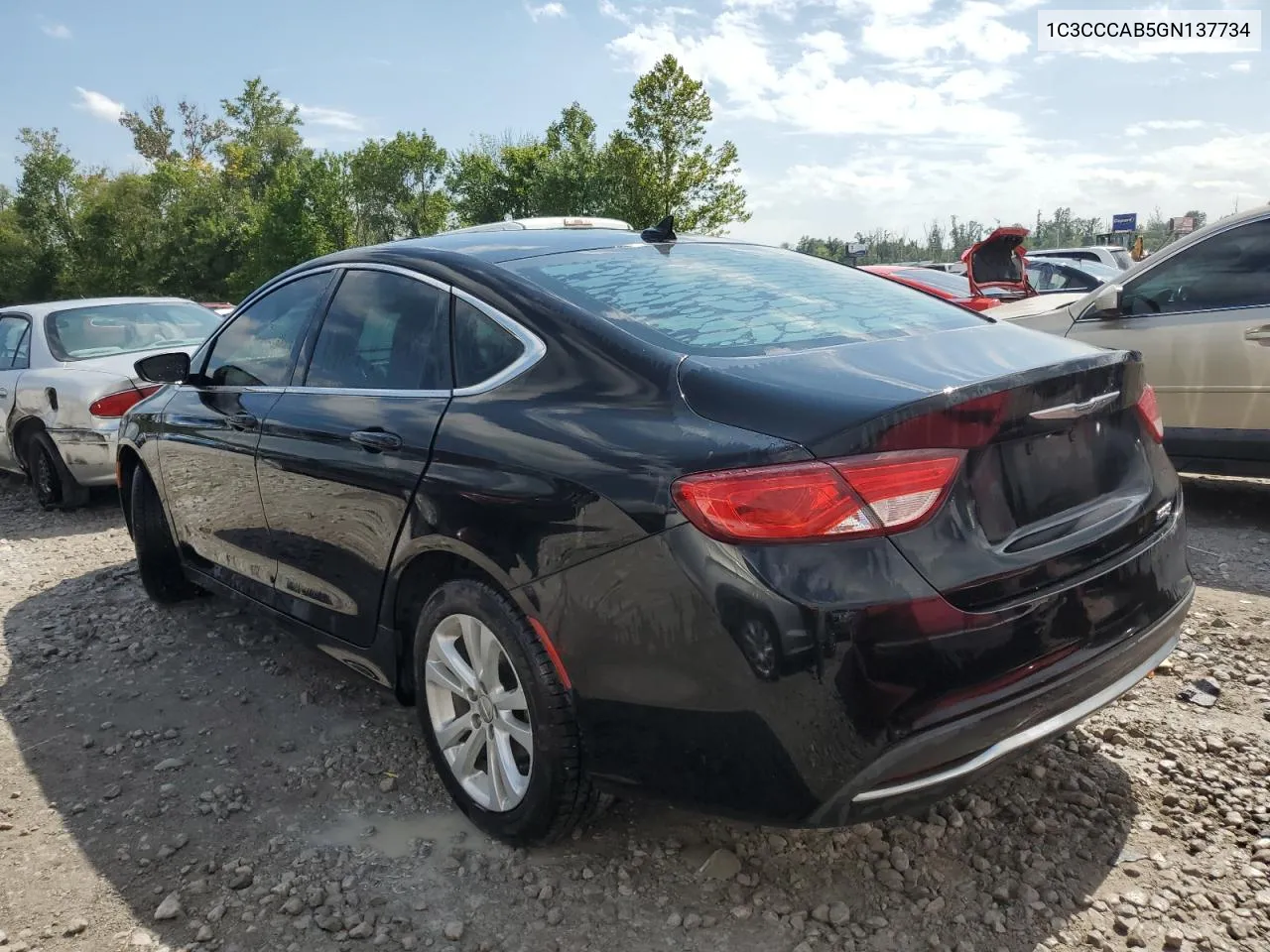 2016 Chrysler 200 Limited VIN: 1C3CCCAB5GN137734 Lot: 67405074