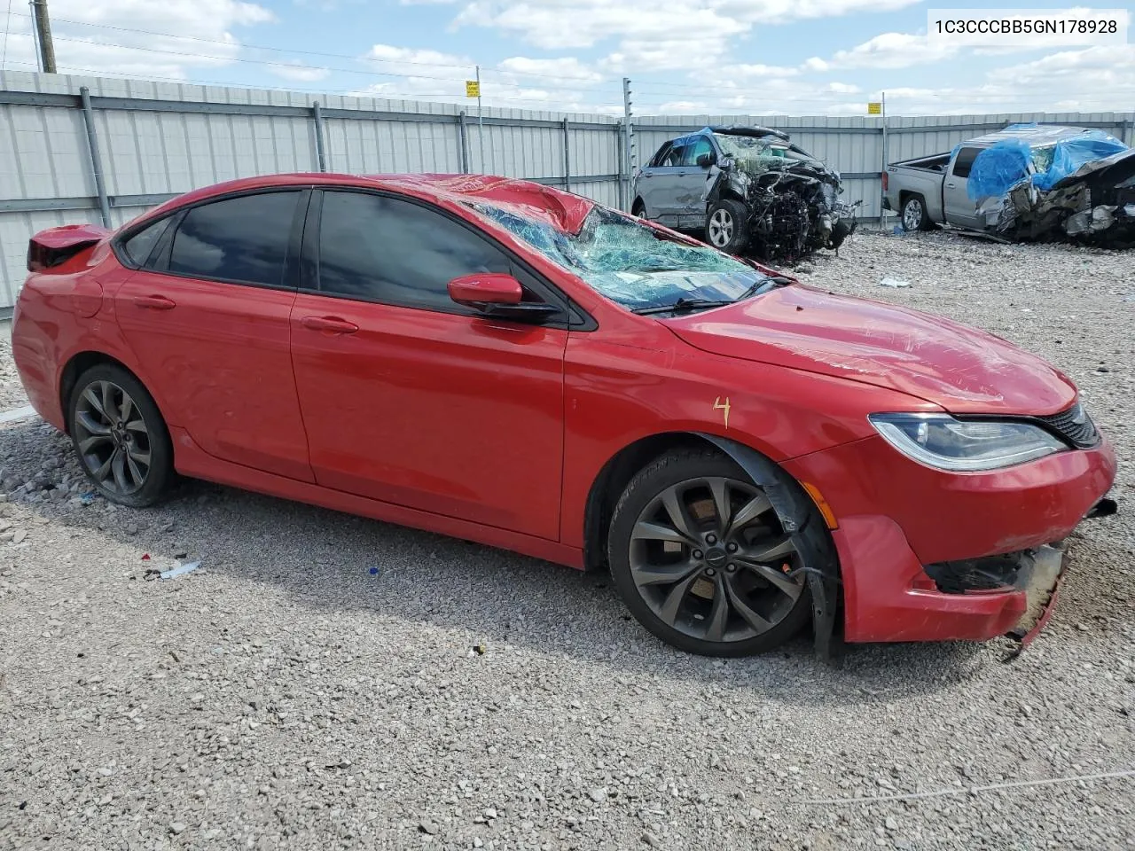 2016 Chrysler 200 S VIN: 1C3CCCBB5GN178928 Lot: 67962484