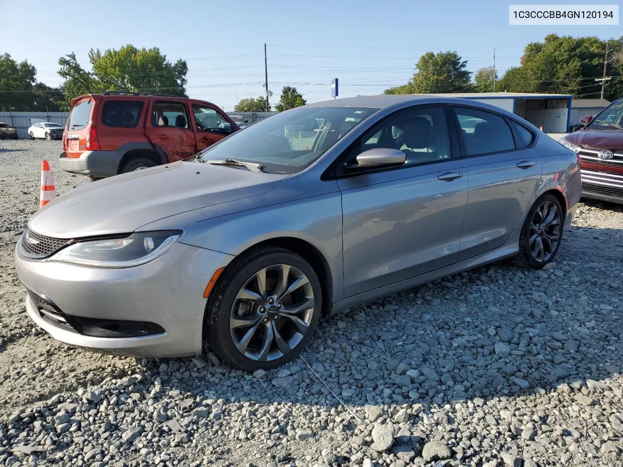 2016 Chrysler 200 S VIN: 1C3CCCBB4GN120194 Lot: 67970854