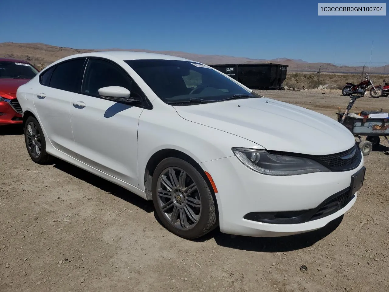 2016 Chrysler 200 S VIN: 1C3CCCBB0GN100704 Lot: 68140714