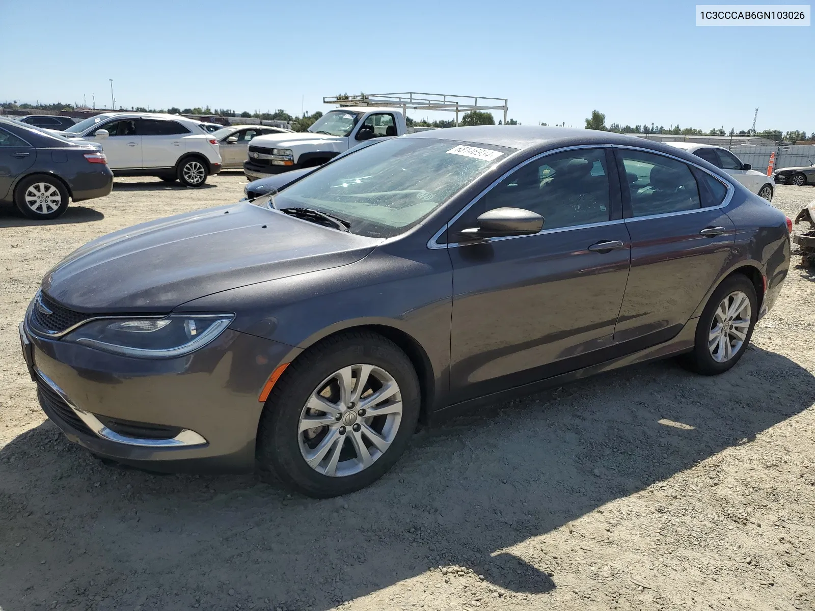 2016 Chrysler 200 Limited VIN: 1C3CCCAB6GN103026 Lot: 68146934