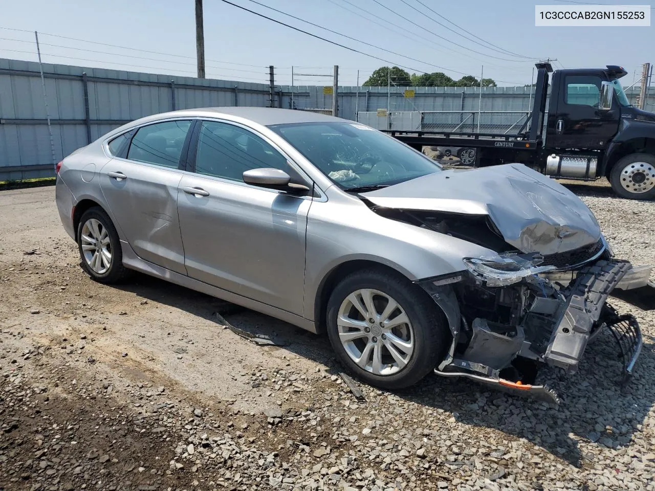 2016 Chrysler 200 Limited VIN: 1C3CCCAB2GN155253 Lot: 68320724