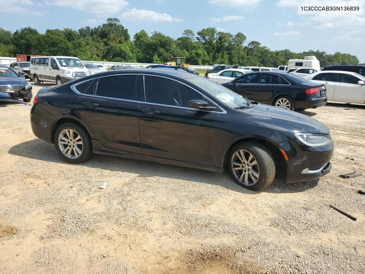 2016 Chrysler 200 Limited VIN: 1C3CCCAB3GN136839 Lot: 68376234