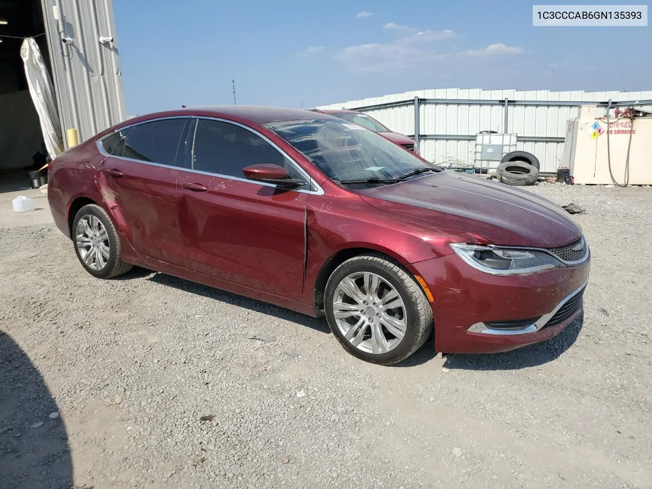 1C3CCCAB6GN135393 2016 Chrysler 200 Limited