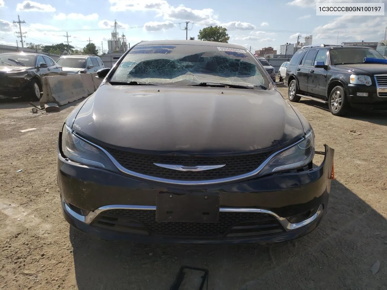 2016 Chrysler 200 C VIN: 1C3CCCCB0GN100197 Lot: 69568084