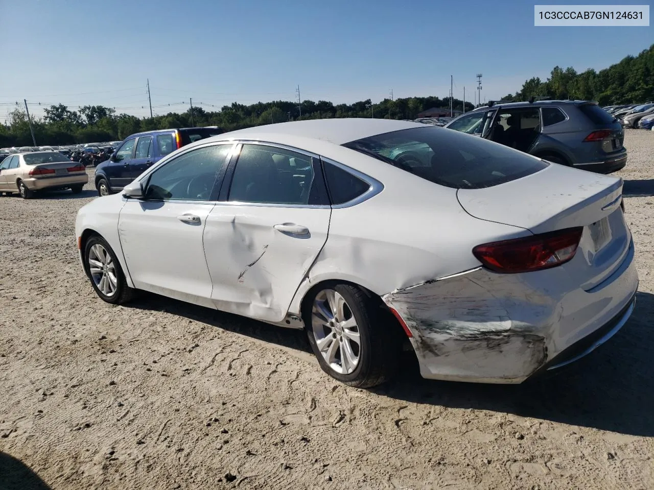 1C3CCCAB7GN124631 2016 Chrysler 200 Limited