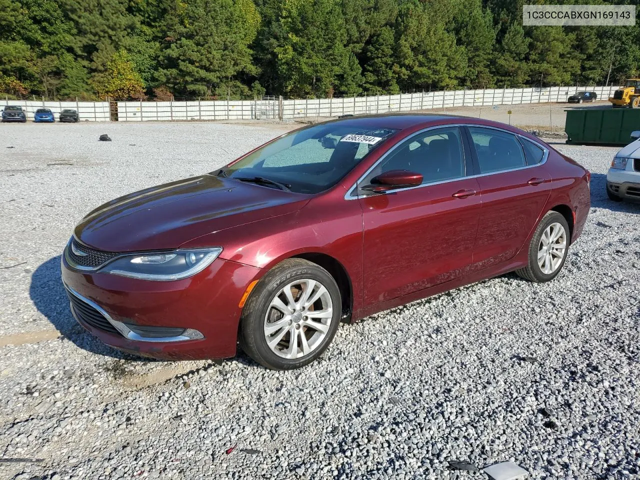 2016 Chrysler 200 Limited VIN: 1C3CCCABXGN169143 Lot: 69637944