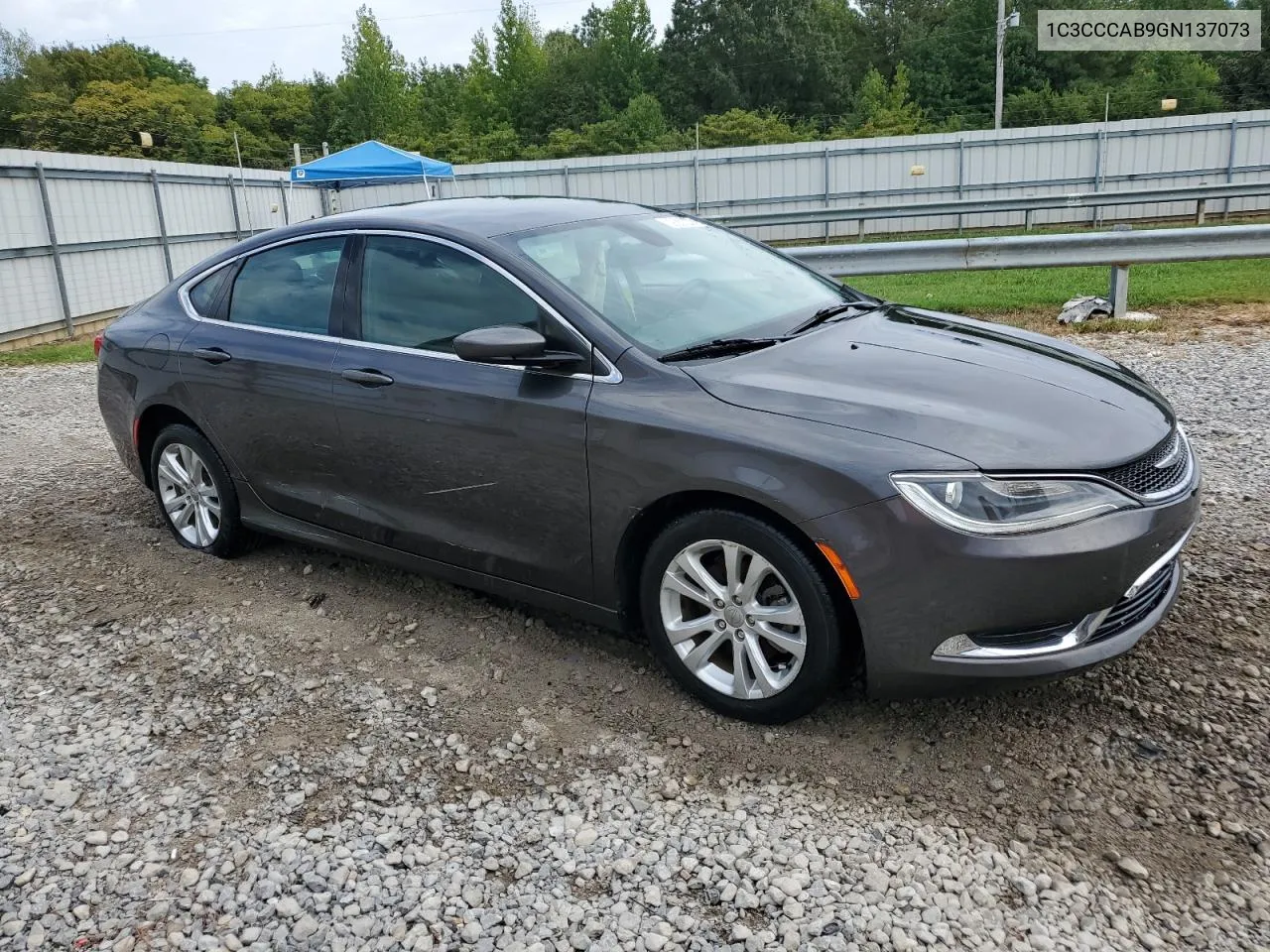 2016 Chrysler 200 Limited VIN: 1C3CCCAB9GN137073 Lot: 69836644