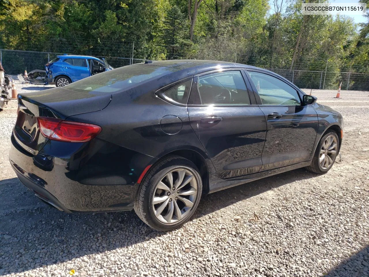 2016 Chrysler 200 S VIN: 1C3CCCBB7GN115619 Lot: 69951274