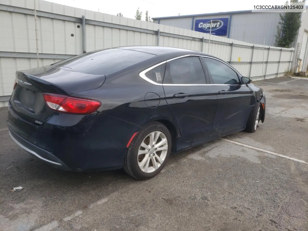 2016 Chrysler 200 Limited VIN: 1C3CCCABXGN125403 Lot: 70226664