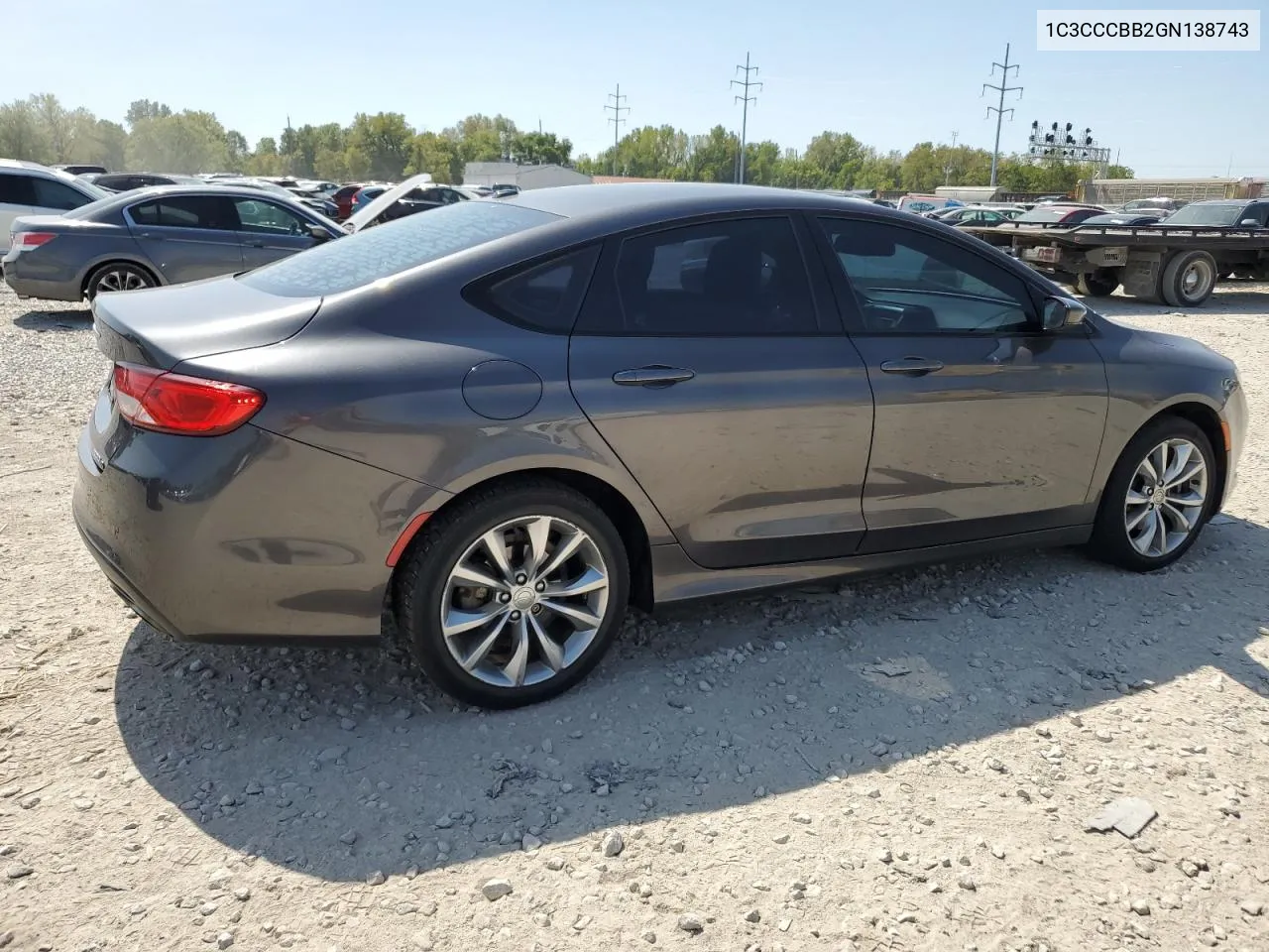 1C3CCCBB2GN138743 2016 Chrysler 200 S