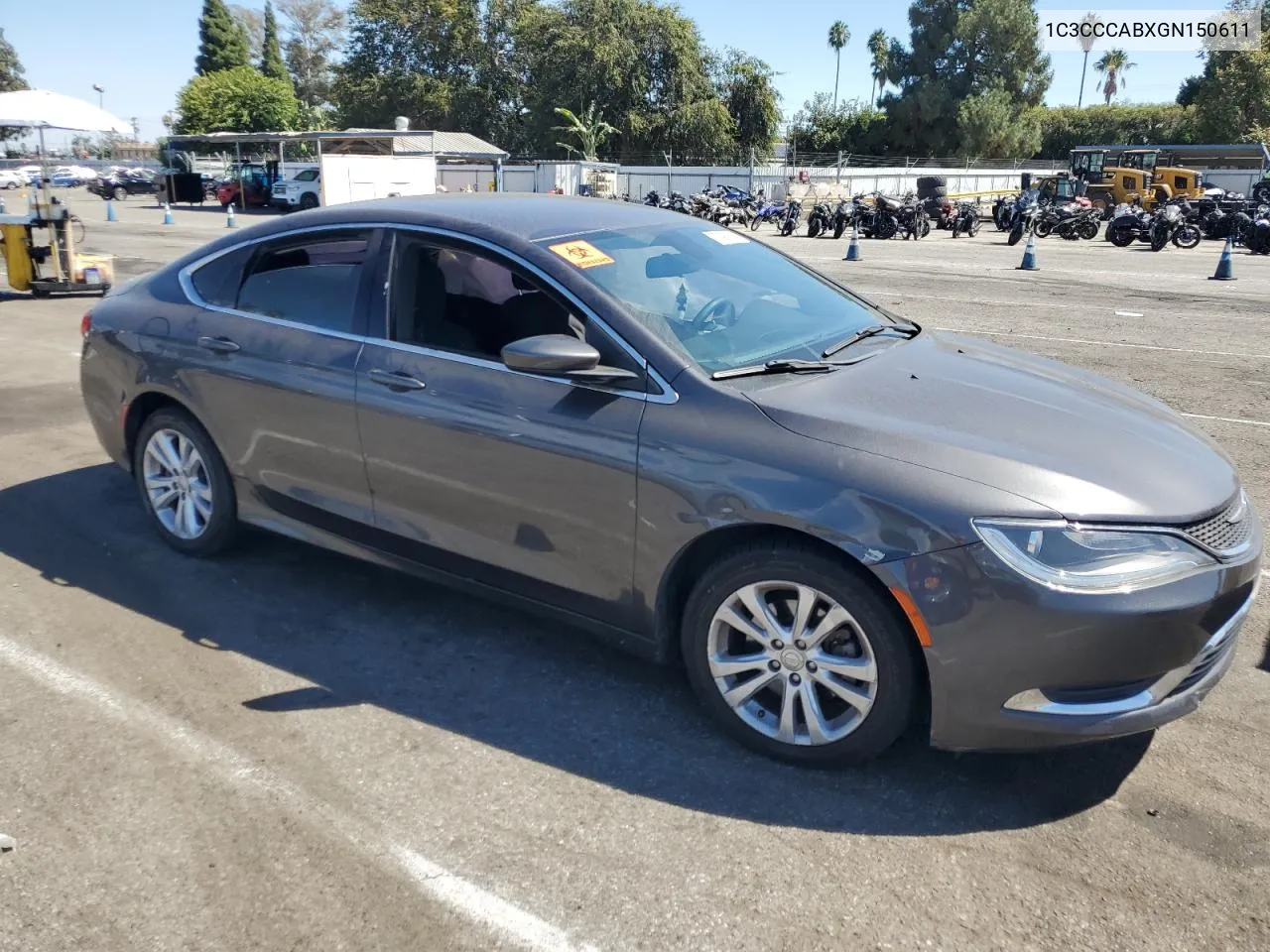 2016 Chrysler 200 Limited VIN: 1C3CCCABXGN150611 Lot: 70398934