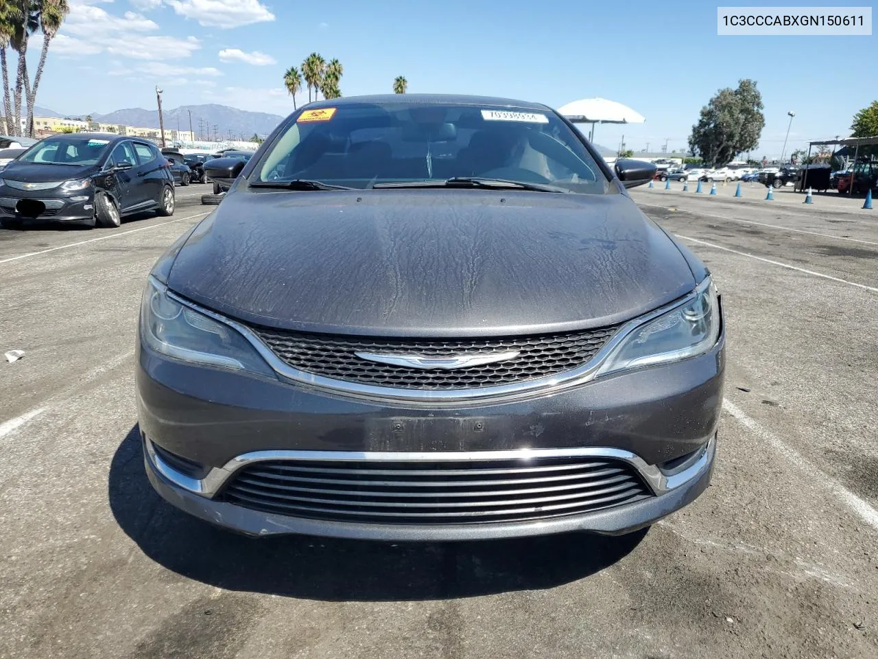 2016 Chrysler 200 Limited VIN: 1C3CCCABXGN150611 Lot: 70398934