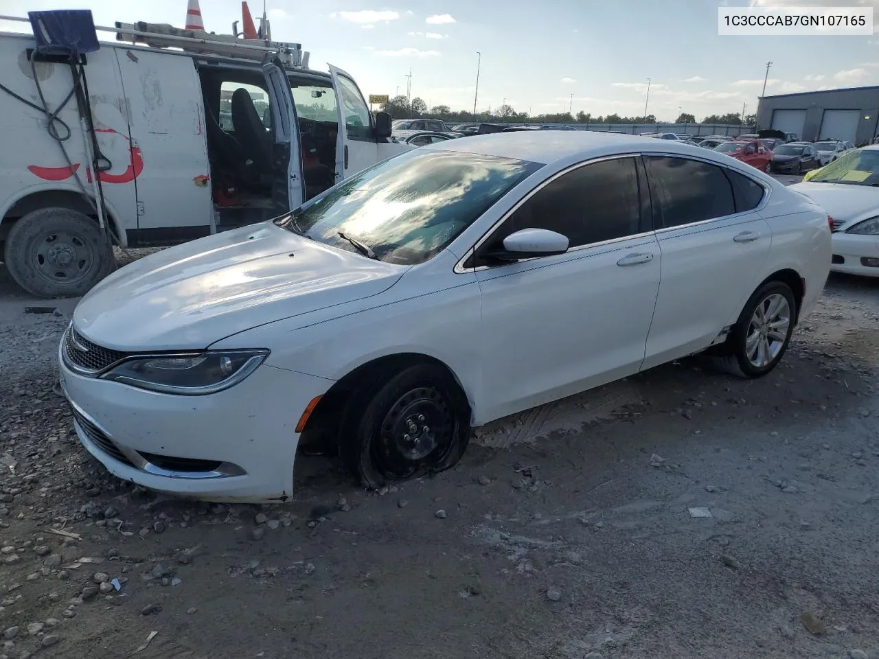 2016 Chrysler 200 Limited VIN: 1C3CCCAB7GN107165 Lot: 70523654