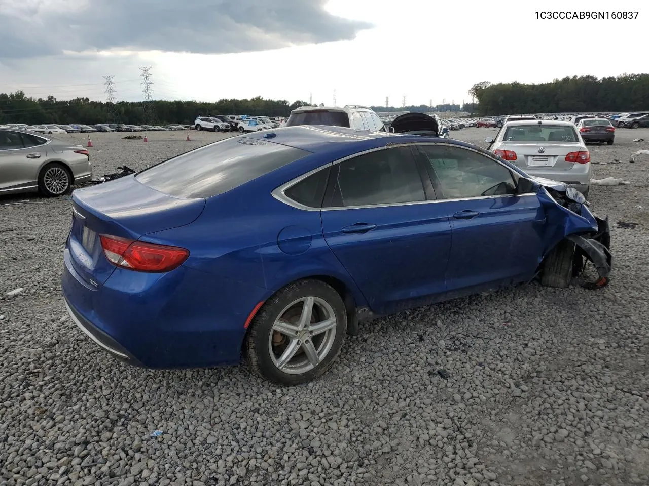 2016 Chrysler 200 Limited VIN: 1C3CCCAB9GN160837 Lot: 70631074