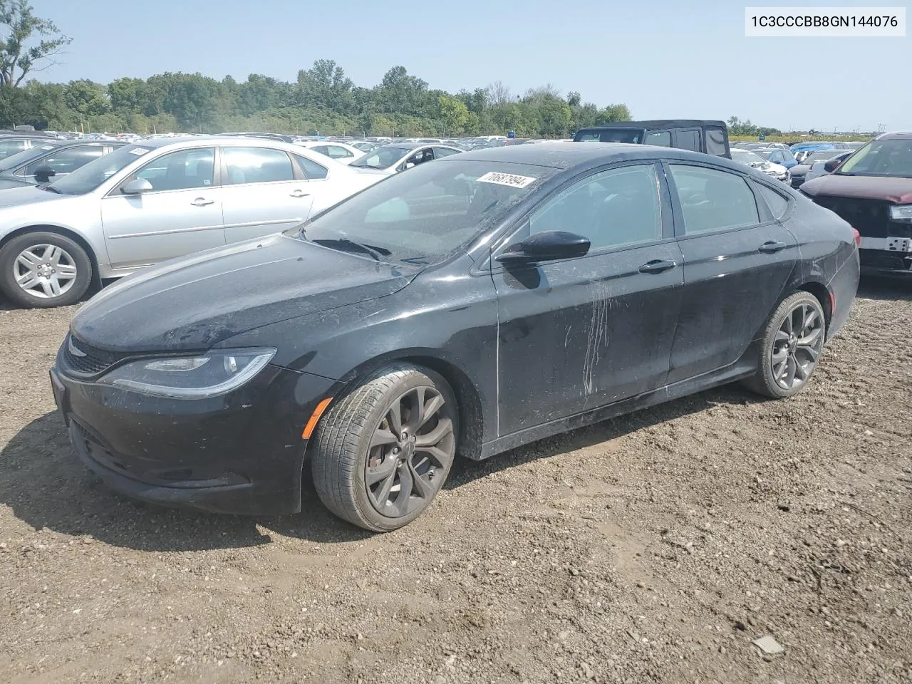 2016 Chrysler 200 S VIN: 1C3CCCBB8GN144076 Lot: 70687994