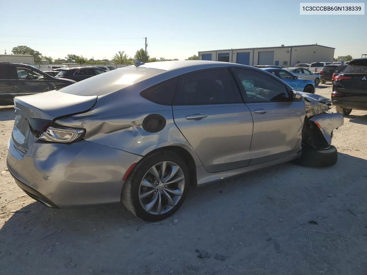 2016 Chrysler 200 S VIN: 1C3CCCBB6GN138339 Lot: 70915694