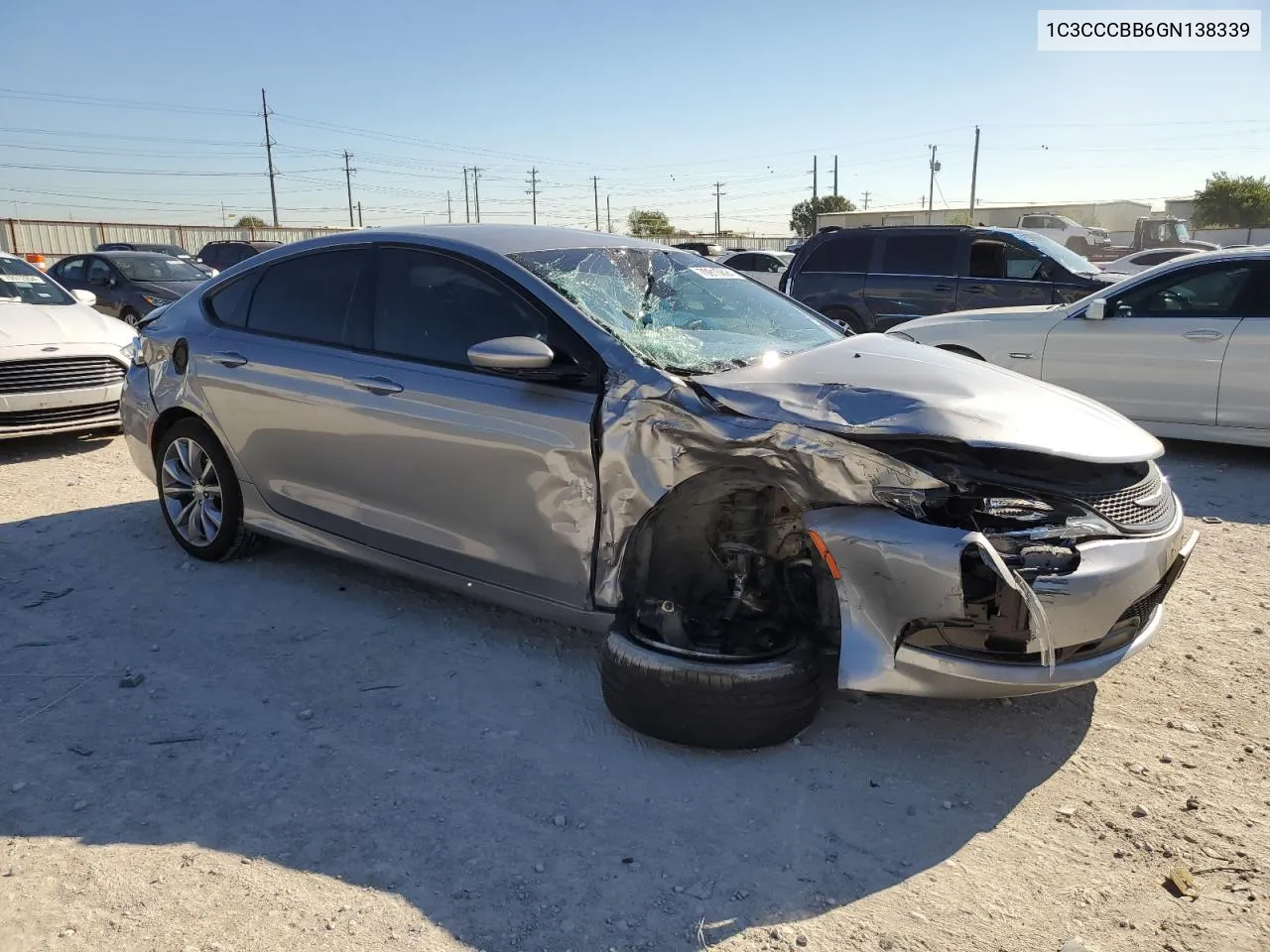 2016 Chrysler 200 S VIN: 1C3CCCBB6GN138339 Lot: 70915694