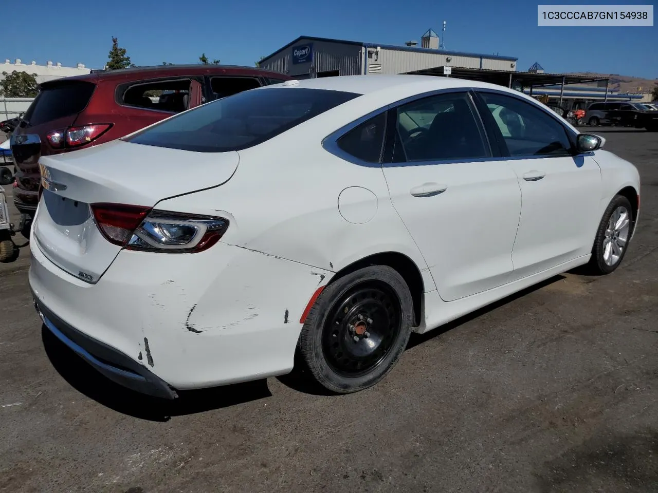 2016 Chrysler 200 Limited VIN: 1C3CCCAB7GN154938 Lot: 70987573