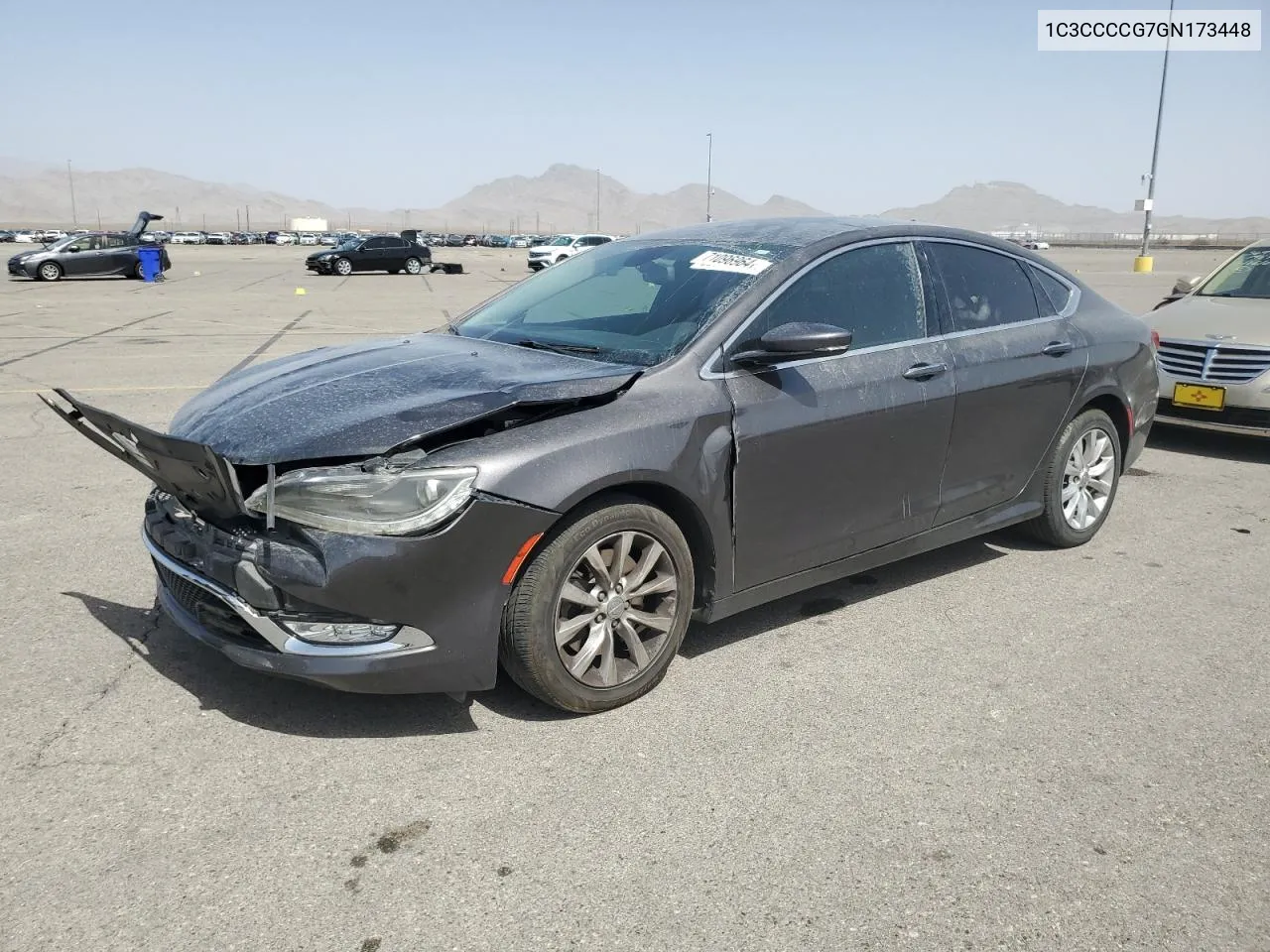 2016 Chrysler 200 C VIN: 1C3CCCCG7GN173448 Lot: 71096964